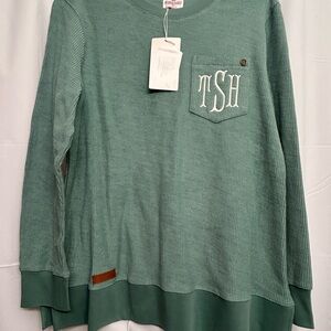 Green Crew Neck Sweater